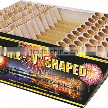 100s-cake-V-shaped Display Cake Professional Fireworks