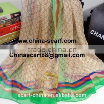 Chain silk scarf wholesale