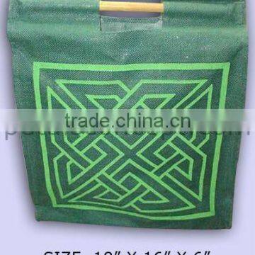 Jute Printed shopping bag for Supermarkets.