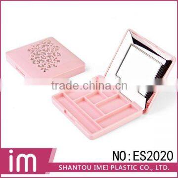 Pretty cosmetics empty pink eyeshadow container for Girls