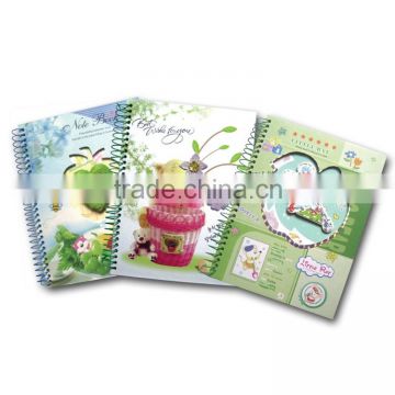 Art Design Spiral Notebooks, Student Exercise Notebooks (BLY5-6008PP)