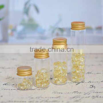 screw glass tube bottle glass vials with cork