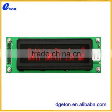 LCD APHA/NUM DISPL 20X2 BK RED