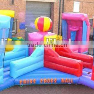4 person inflatable mini bungee run