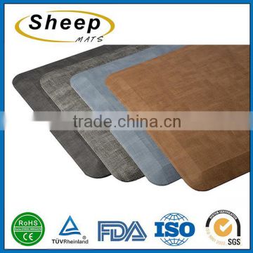 New arrival easy and convenient anti fatigue office blood circulation washable mats