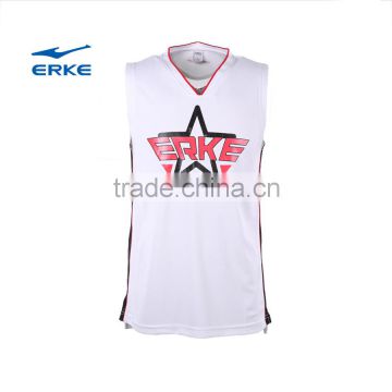 ERKE wholesale factory dropshiping 100%polyester mens basketball jersey uniform