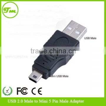 USB 2.0 Female to Mini 5Pin Male Converter Extension Adapter