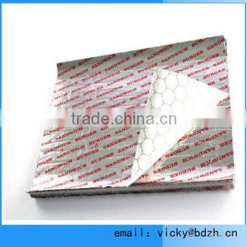 Chinese manufacture logo printed aluminum foil for hamburger wrapper