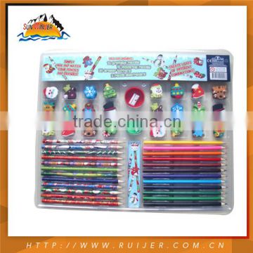 High Quality Standard Hb Promotional Wooden triangle color pencil