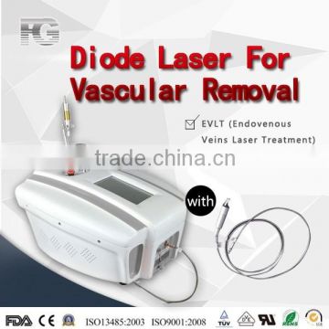 less sessions and less side effect effective laser spider vein removal machine / laser vascular removal