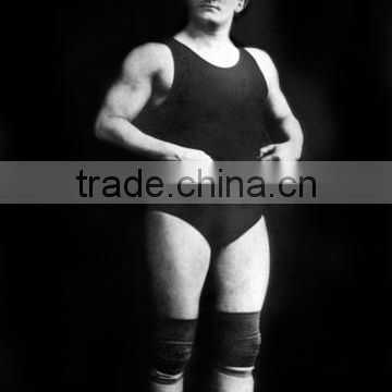 Bodybuilder in Wrestling Outfit and Knee Pads 20x30 poster