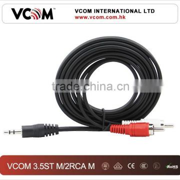 2015 Top Selling 3.5MM to RCA Cable 5ft 6ft 10ft
