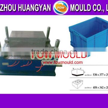 Plastic logistics security crate mould