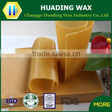 Factory supply wholesale beeswax comb foundation