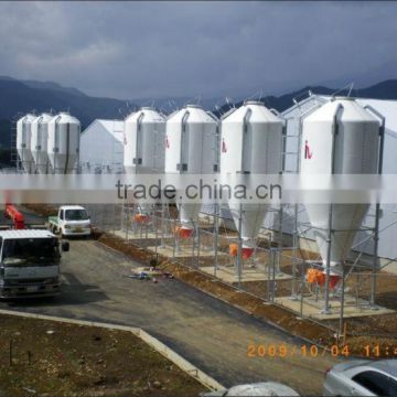 Fiberglass grain storage silo for pig equipment