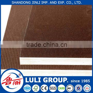 15mm hot sale best quality waterproof shuttering film faced plywood for controduction made by luligroup since 1985