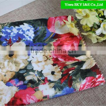 2015 New Design Floral Printed Satin Fabric For Ladies' Dress