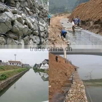 River bed using hexagonal wire mesh(ISO9001 Manufacturer)