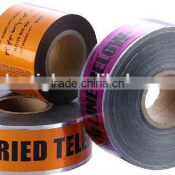 High quality bright color underground detectable warning tape