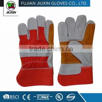 JX68E521 Welding Construction Agriculture Custom Made Leather Gloves