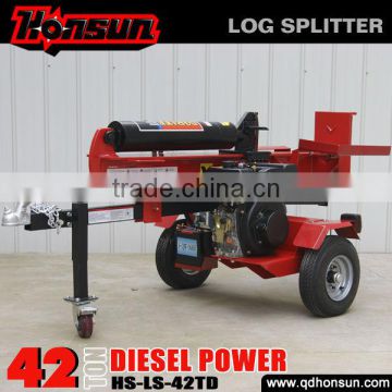 186F 9HP 42 ton electric start diesel log spliter