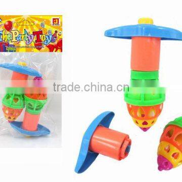 promotion quality high ABS colorful cheap spinning top with EN71