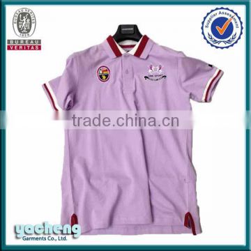 wholesale and customed cotton fashionable new design polo shirts for men