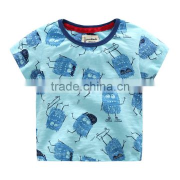 Wholesale custom new style fashion boy shirt children's print t shirt