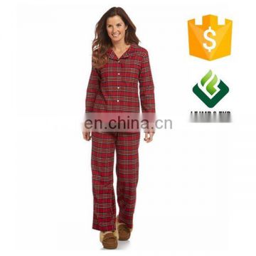 Women's Cotton Flannel Thick Pajama Set
