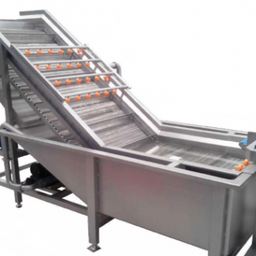 Automatic Carrot Peeling Machine Full Automatic With Soft Brush