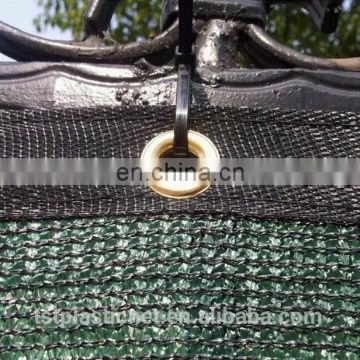 Dark green Windproof Suppression dust net with edge and eyelet
