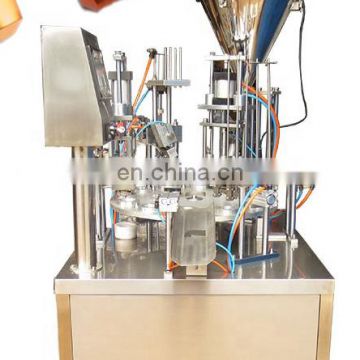 TOP Ranking rotary nespresso coffee capsule filling sealing machine powder coffee capsule packing machine