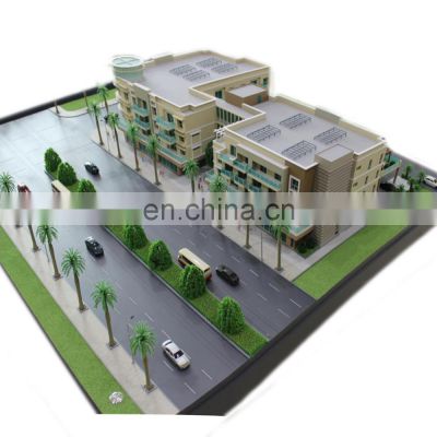 China 3D prefab house maquette design for architectural scale building model