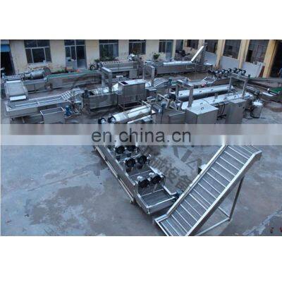 Industrial 304 stainless steel full automatic potato chips french fries making machine line good offer