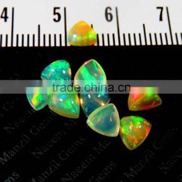 Ethiopian Opal 6x6 mm trillion cabochon