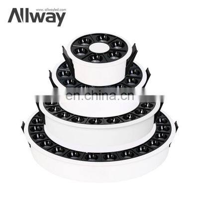 ALLWAY Customized Dimmable Cob Chip White Color Downlight Bedroom 8w 15w 20w 30w Led Spotlights
