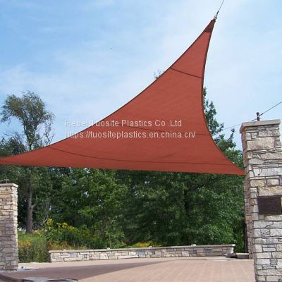 3m*5m Khaki Color Garden Backyard Polyester UV Protection Rectangle Sun Shade Sail Cloth For Party And Shade