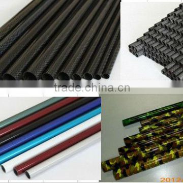 camouflage carbon fiber tube for rc helicopter arm tube