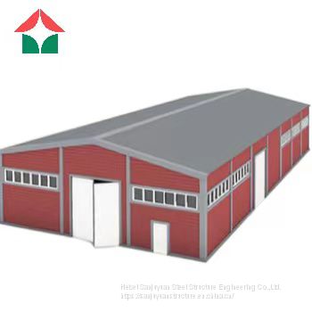 high quality prefabricated large span steel structure building warehouse