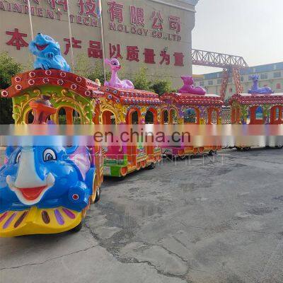 Kids entertainment carnival rides amusement park electric elephant trackless train