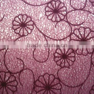 water-fall paper for flower wrapping/claret color