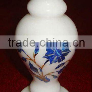 Decorative Marble Stone Inlay Flower Vase