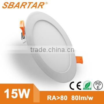 Ultra Slim Round LED Panel Light 15watts Shenzhen Manufacturer