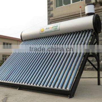 Hot sell evacuated tube collector pressurized copper coil solar energy water heater