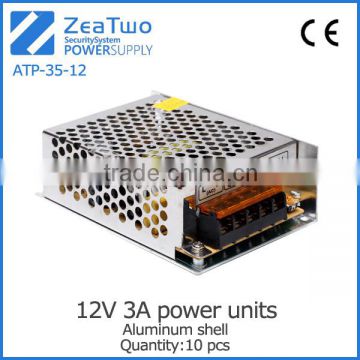 Metal shell power switching equipment 12v 3a power supply unit power supply unit for pc