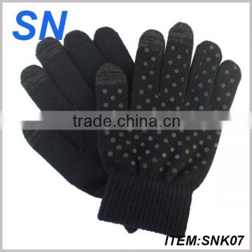 2015 hot fashion winter Wool touch gloves for iphone&ipad with 100%wool,best quality and samll MOQ