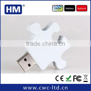 custom design mini puzzle shapeusb pen drive for promotion gift                        
                                                Quality Choice