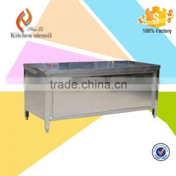 hilton hotel kitchen display stainless steel commercial kitchen sink cabinet manufacturer for sale