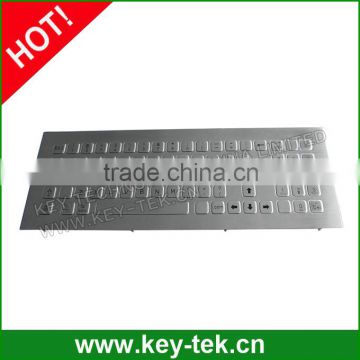 Compact Format Short Stroke vandalism proof keyboard with Numeric Keypad