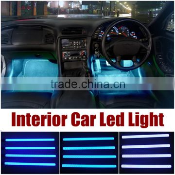 4PC 12V Advanced LED Interior Decorative Lighting Kit for All Cars RGB